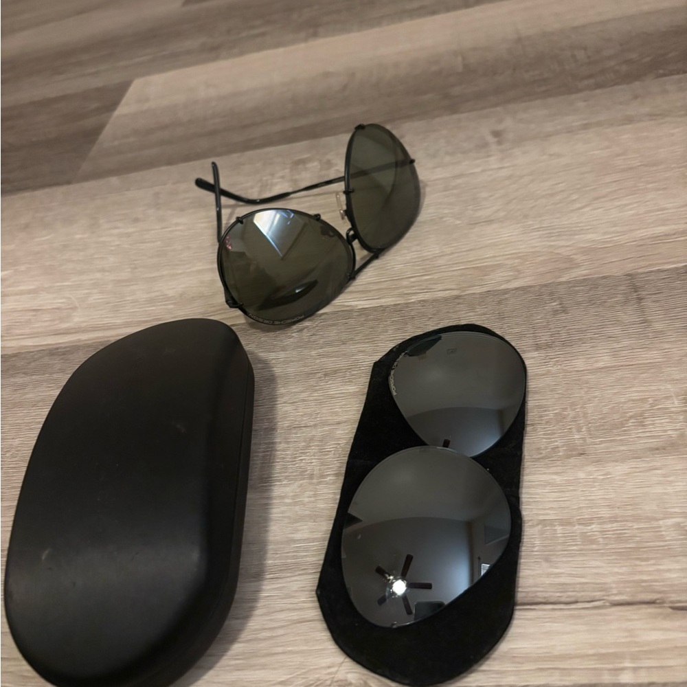 Porsche Design Black Sunglasses with Sleek Modern Style